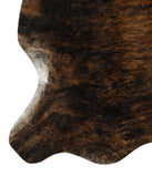 Dark Brindle Cowhide Rug #15984