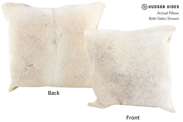 Gris Grey Cowhide Pillow #16318