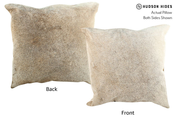 Gris Beige Cowhide Pillow #16404