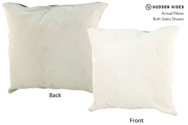 Gris Grey Cowhide Pillow #16453