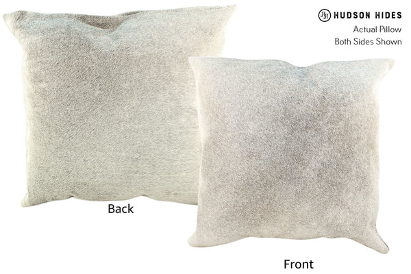 Gris Grey Cowhide Pillow #16462