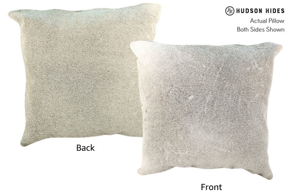 Gris Grey Cowhide Pillow #16472