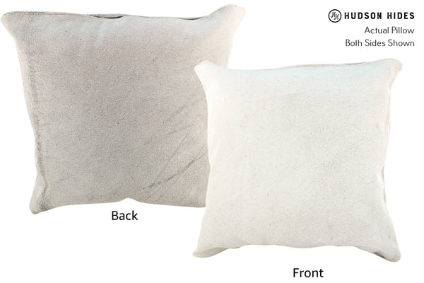 Gris Grey Cowhide Pillow #16713