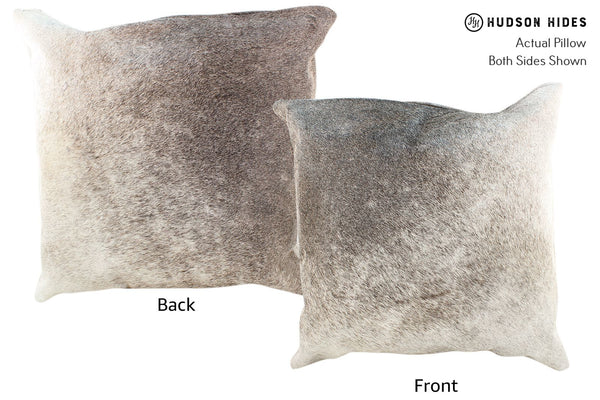Gris Grey Cowhide Pillow #16721