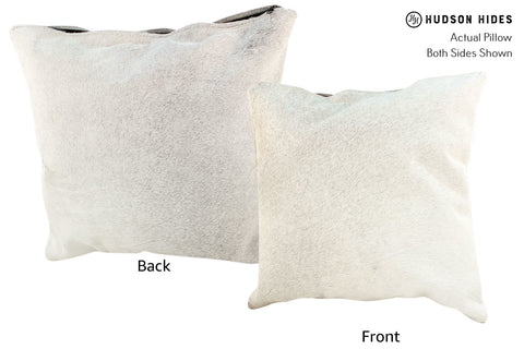 Gris Grey Cowhide Pillow #16733