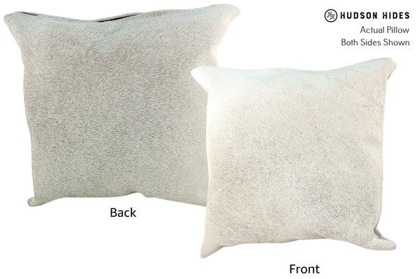 Gris Grey Cowhide Pillow #16735