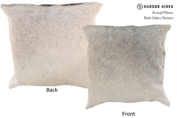 Gris Grey Cowhide Pillow #16752