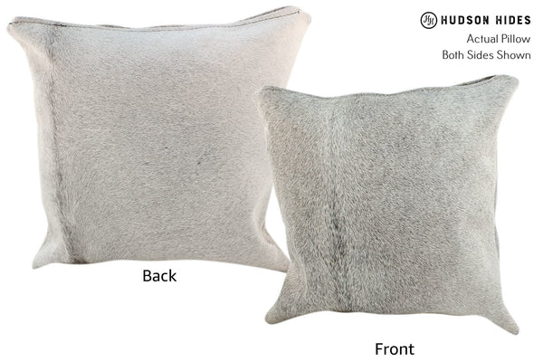 Gris Grey Cowhide Pillow #16794