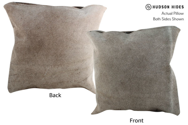 Gris Grey Cowhide Pillow #16810