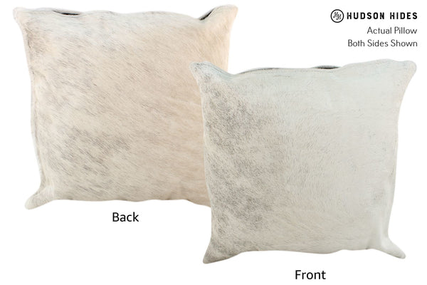 Gris Grey Cowhide Pillow #16812