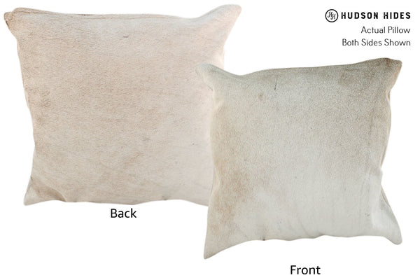 Gris Grey Cowhide Pillow #16891