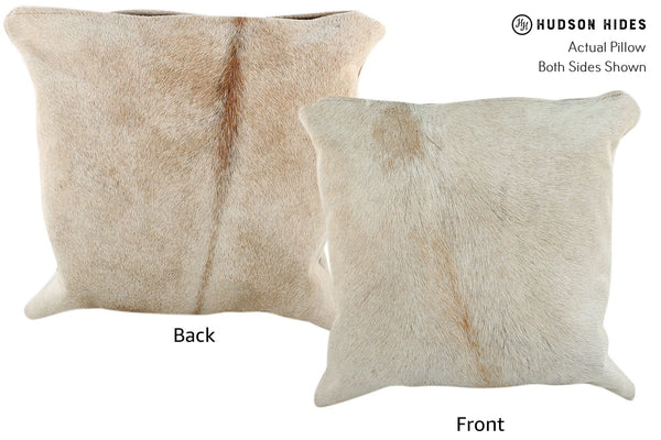Gris Beige Cowhide Pillow #16981