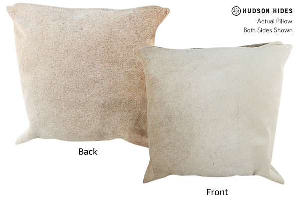 Gris Beige Cowhide Pillow #16985