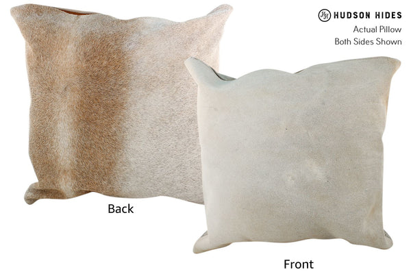 Gris Beige Cowhide Pillow #16994