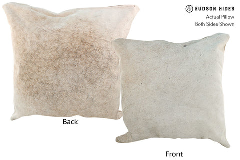 Gris Beige Cowhide Pillow #17011