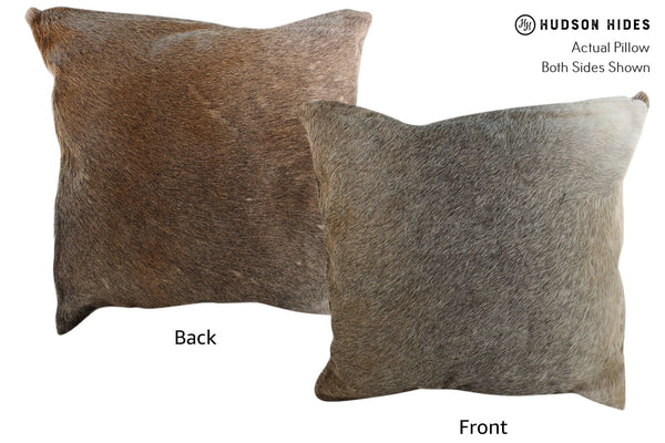 Gris Beige Cowhide Pillow #17078