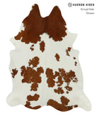 Salt and Pepper Brown Cowhide Rug #17368