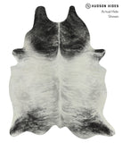 Grey Brindle Cowhide Rug #17384