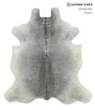 Medium Grey Cowhide Rug #17623