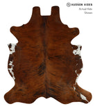 Medium Brindle Cowhide Rug #17664