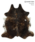 Dark Brindle Cowhide Rug #17696