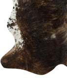 Dark Brindle Cowhide Rug #17696