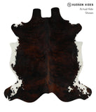 Dark Brindle Cowhide Rug #17756