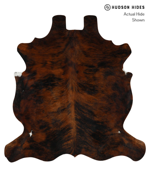 Dark Brindle Cowhide Rug #17762