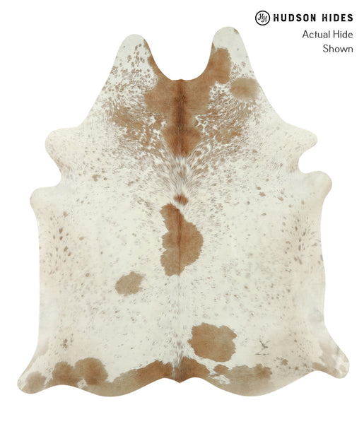 Salt and Pepper Brown Cowhide Rug #17893