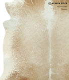 Beige and White Cowhide Rug #17903