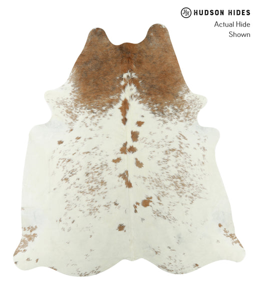 Beige and White Cowhide Rug #17904
