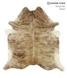 Light Brindle Cowhide Rug #17973