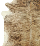 Light Brindle Cowhide Rug #17973