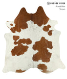 Brown and White Cowhide Rug #18170