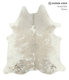 Beige and White Cowhide Rug #18175