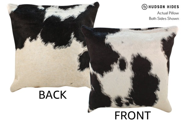 Black and White Cowhide Pillow #18197