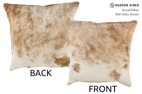 Light Brindle Cowhide Pillow #18199