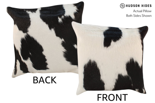 Black and White Cowhide Pillow #18200