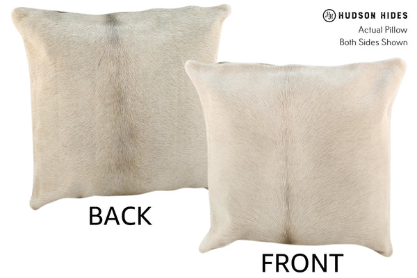 Champagne Cowhide Pillow #18206