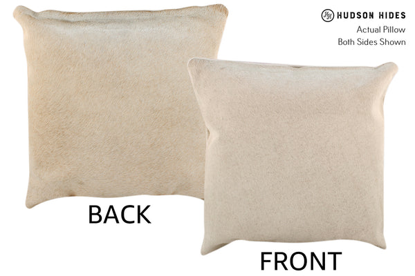 Beige Cowhide Pillow #18254