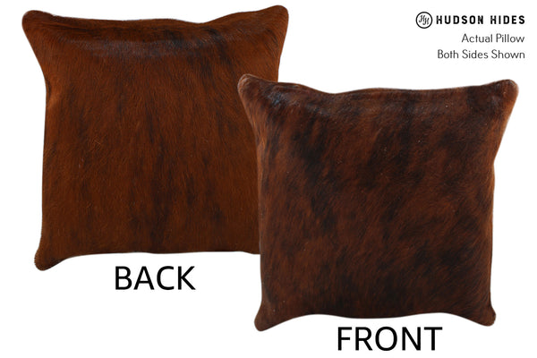 Medium Brindle Cowhide Pillow #18280