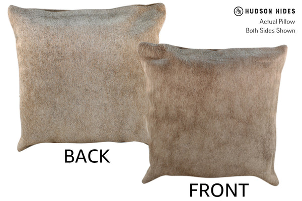 Taupe Cowhide Pillow #18339