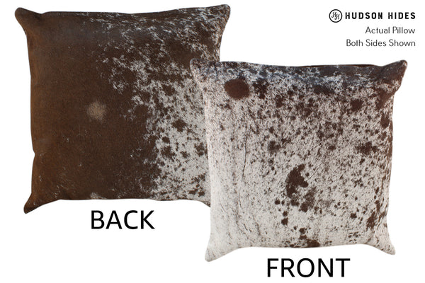 Chocolate Cowhide Pillow #18354