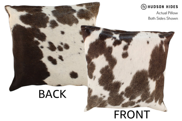 Chocolate Cowhide Pillow #18381