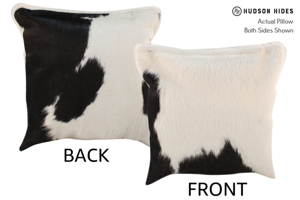 Black and White Cowhide Pillow #18392