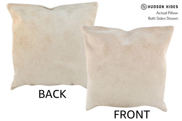 Beige Cowhide Pillow #18396