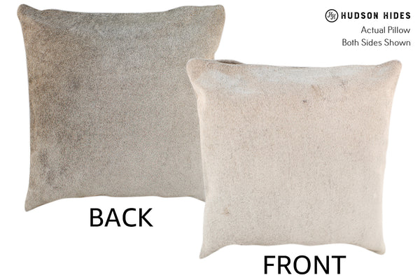 Grey Cowhide Pillow #18424