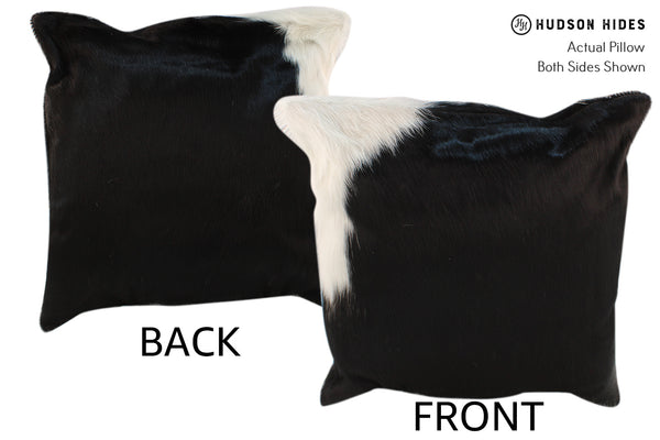 Black and White Cowhide Pillow #18428