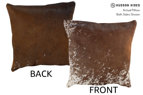 Chocolate Cowhide Pillow #18437