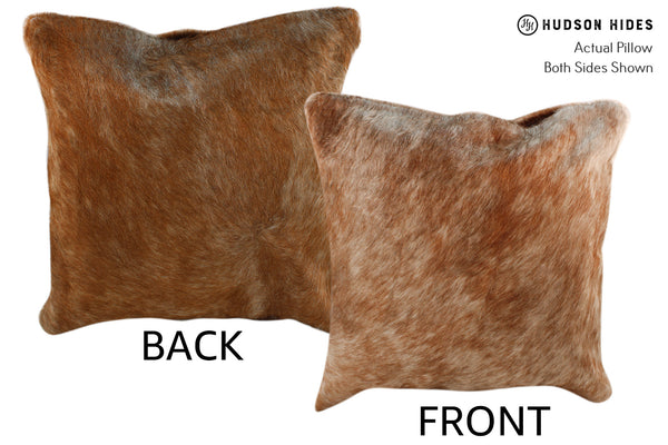Caramel Cowhide Pillow #18457